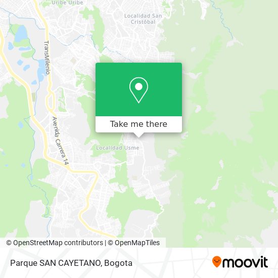 Parque SAN CAYETANO map
