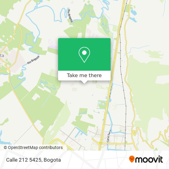 Calle 212 5425 map
