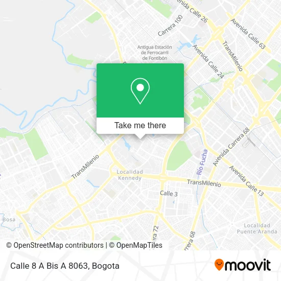 Calle 8 A Bis A 8063 map