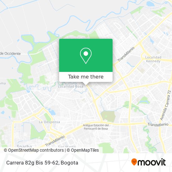 Mapa de Carrera 82g Bis 59-62
