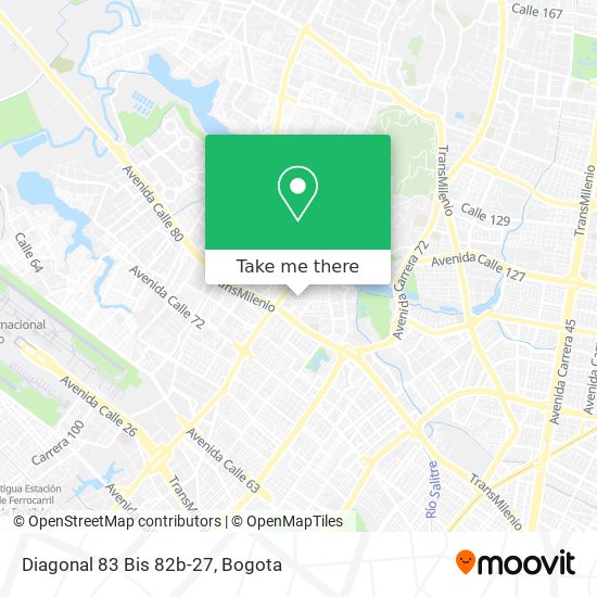 Mapa de Diagonal 83 Bis 82b-27
