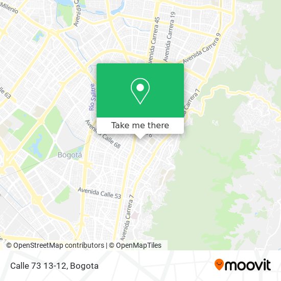 Calle 73 13-12 map