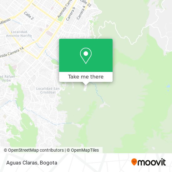 Aguas Claras map