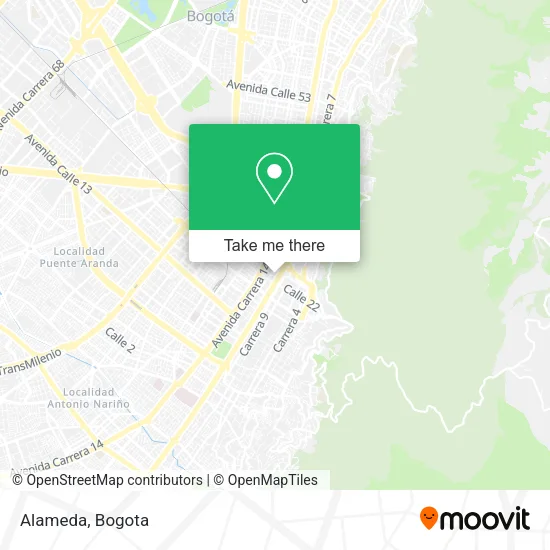 Alameda map