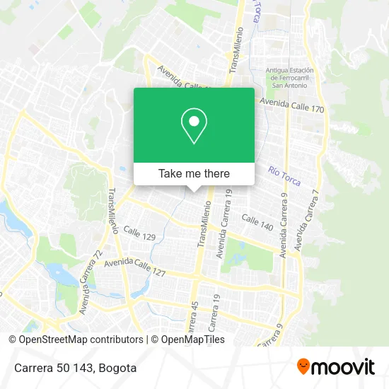 Carrera 50 143 map