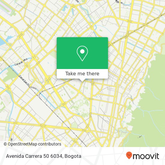 Avenida Carrera 50 6034 map