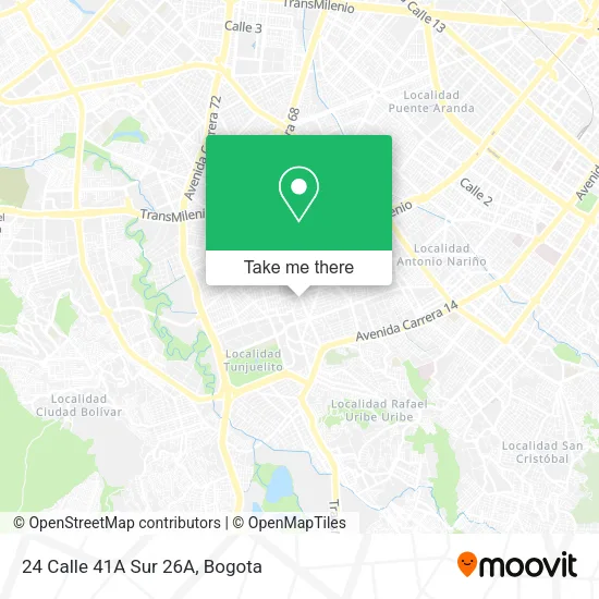 24 Calle 41A Sur 26A map