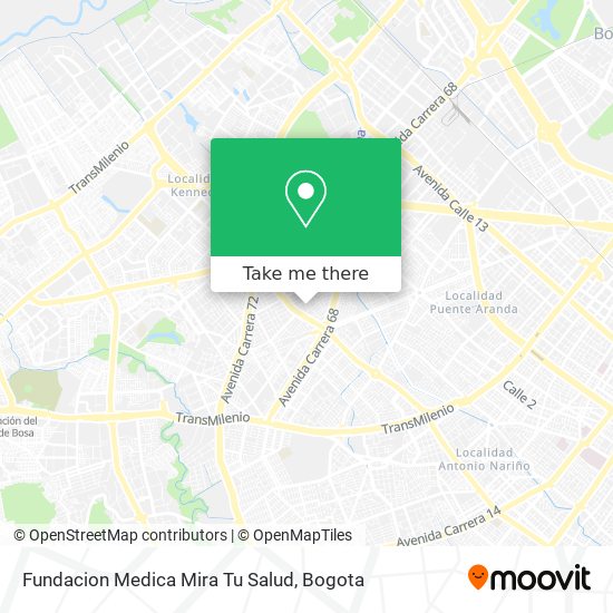 Fundacion Medica Mira Tu Salud map