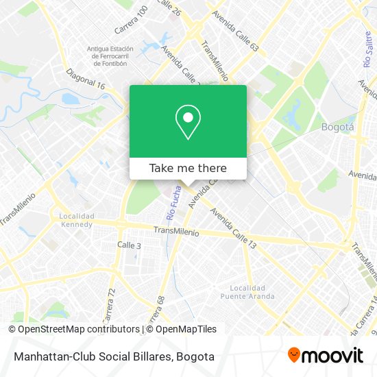 Manhattan-Club Social Billares map
