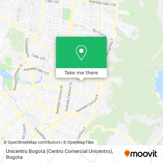 Unicentro Bogotá (Centro Comercial Unicentro) map