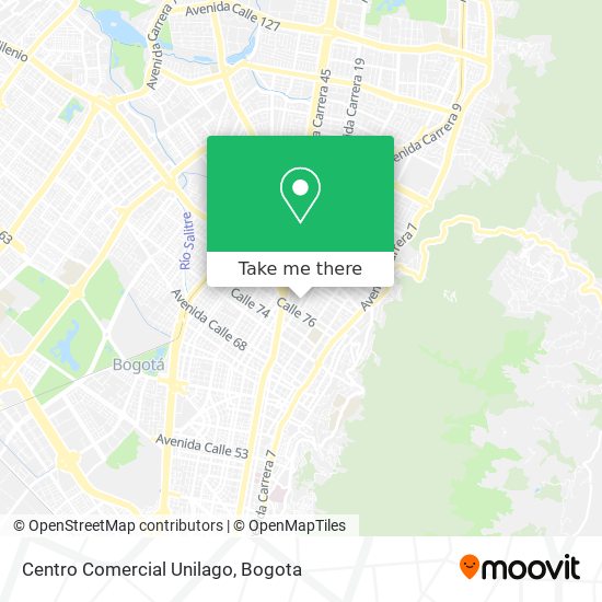 Centro Comercial Unilago map