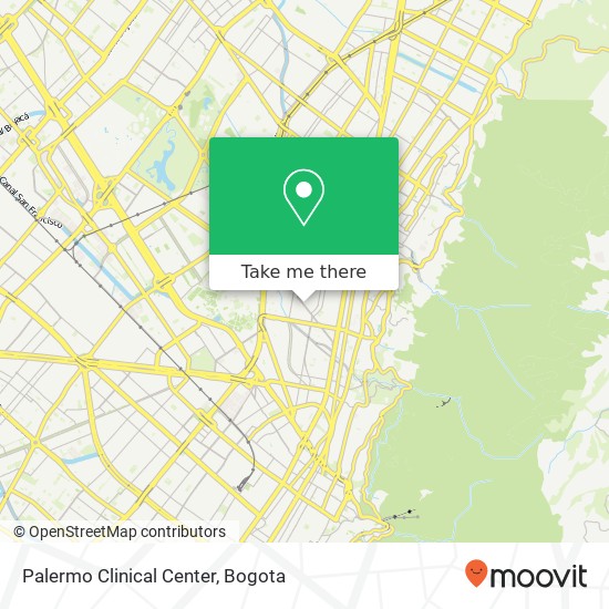 Palermo Clinical Center map