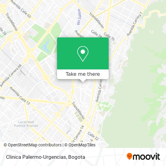 Clinica Palermo-Urgencias map