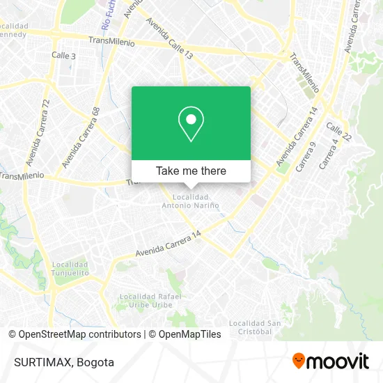 SURTIMAX map