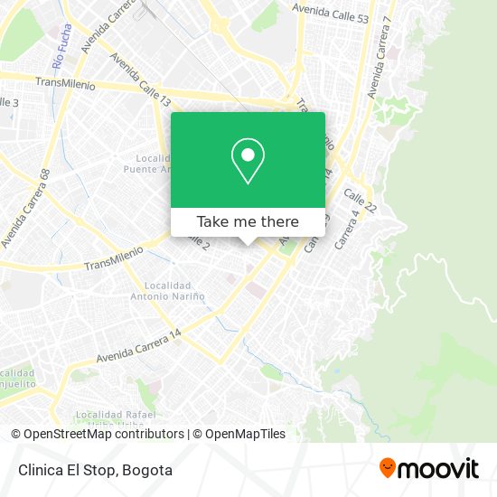 Clinica El Stop map