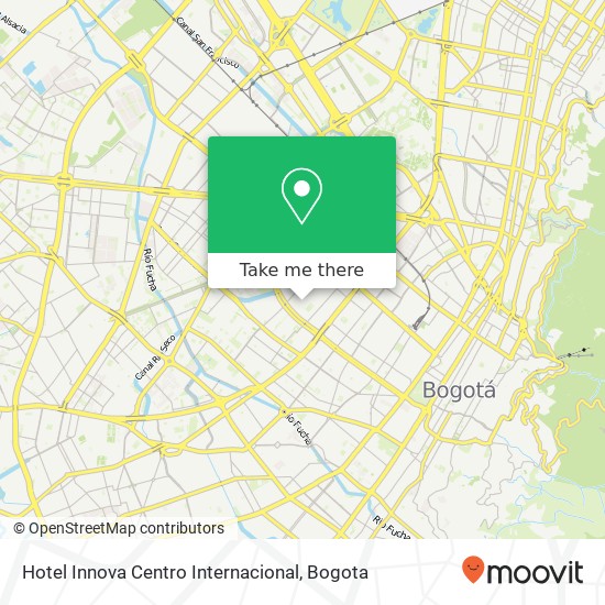 Hotel Innova Centro Internacional map