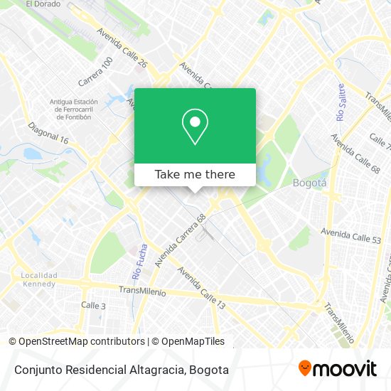 Conjunto Residencial Altagracia map