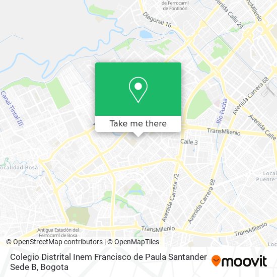 Colegio Distrital Inem Francisco de Paula Santander Sede B map