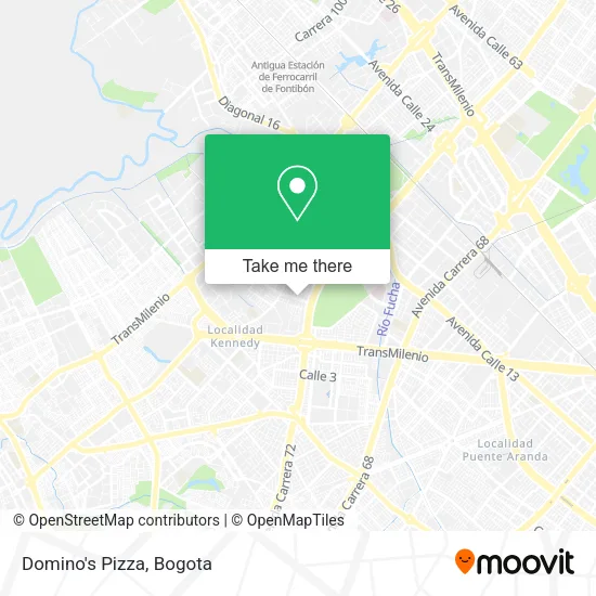Domino's Pizza map
