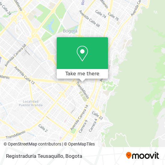 Registraduría Teusaquillo map