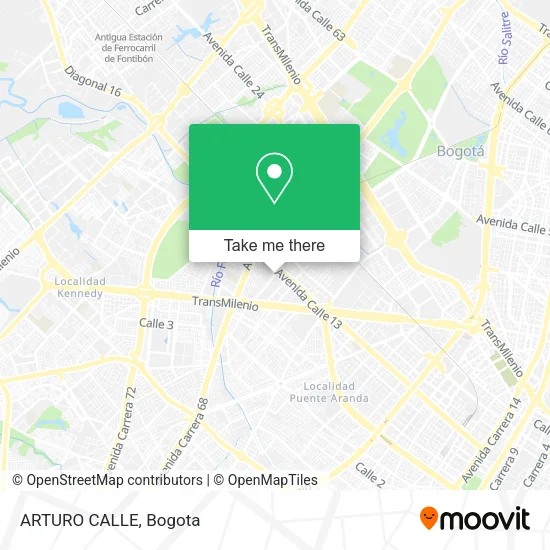 ARTURO CALLE map
