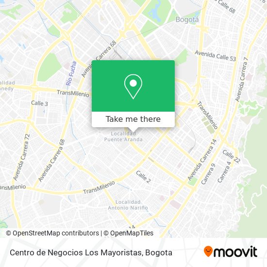 Centro de Negocios Los Mayoristas map