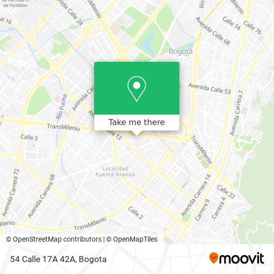 54 Calle 17A 42A map