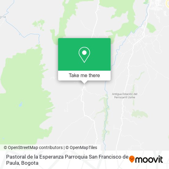 Pastoral de la Esperanza Parroquia San Francisco de Paula map
