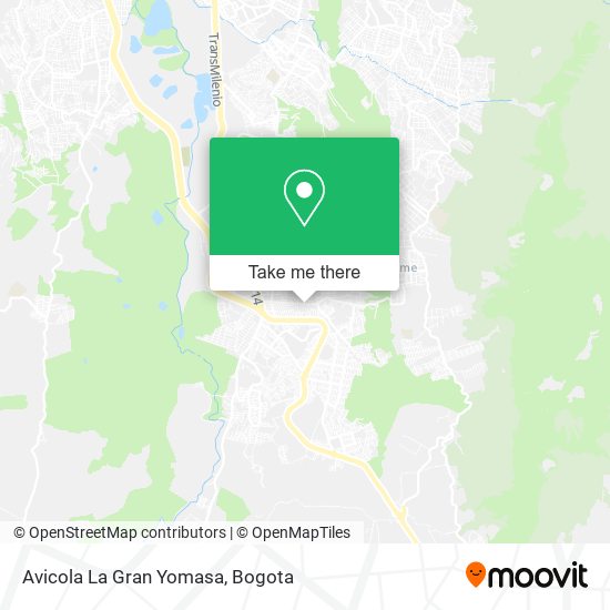 Avicola La Gran Yomasa map