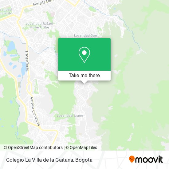 Colegio La Villa de la Gaitana map