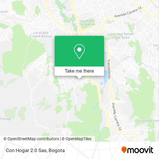 Mapa de Con Hogar 2.0 Sas