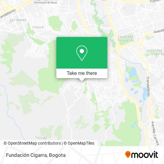 Fundación Cigarra map