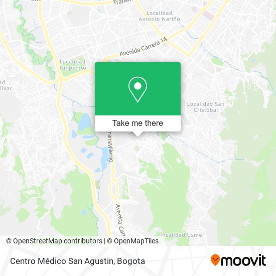 Centro Médico San Agustin map