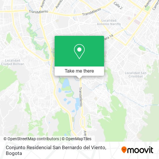 Mapa de Conjunto Residencial San Bernardo del Viento