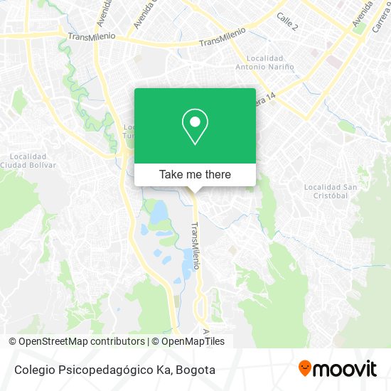 Colegio Psicopedagógico Ka map