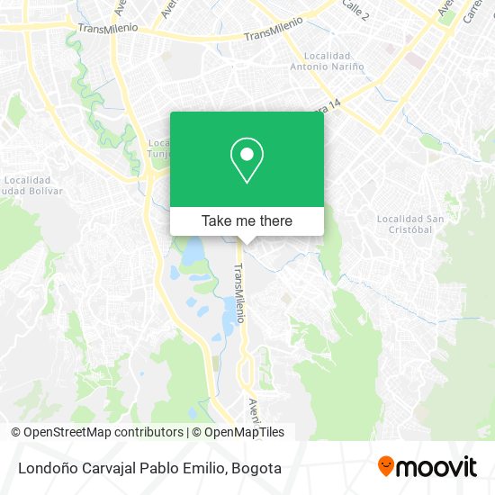 Londoño Carvajal Pablo Emilio map