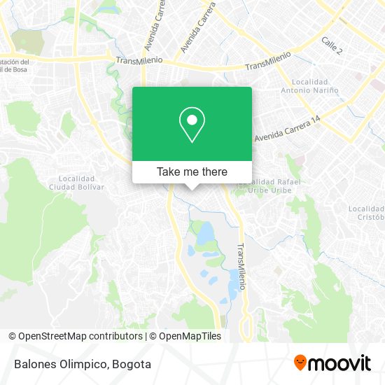 Balones Olimpico map