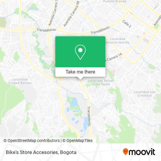 Bike's Store Accesories map