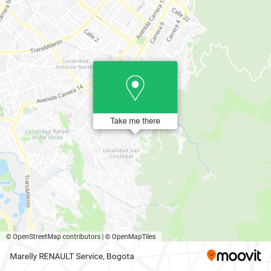 Marelly RENAULT Service map