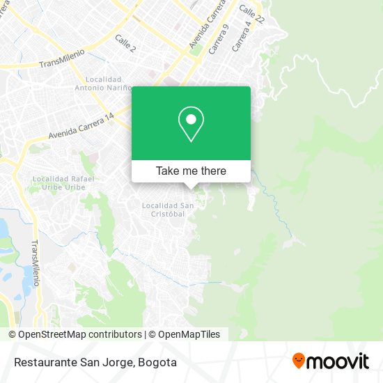 Restaurante San Jorge map