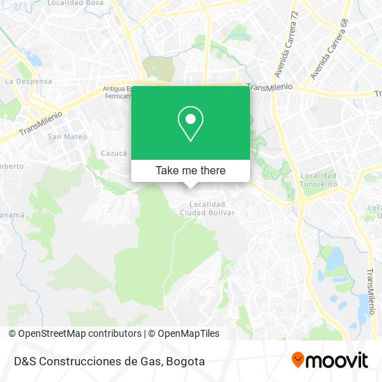 D&S Construcciones de Gas map