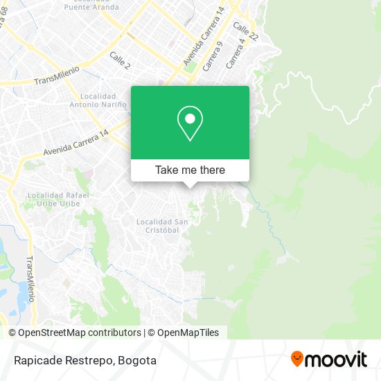 Rapicade Restrepo map