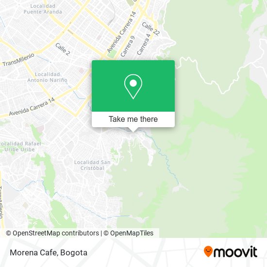 Morena Cafe map