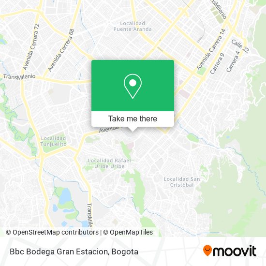 Bbc Bodega Gran Estacion map