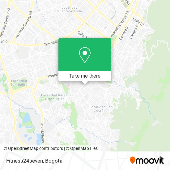 Fitness24seven map