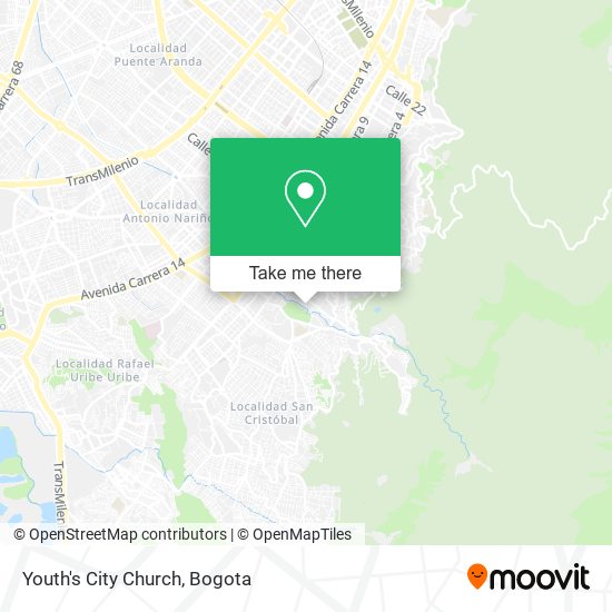 Youth's City Church map