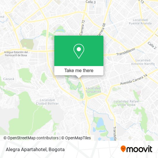 Alegra Apartahotel map