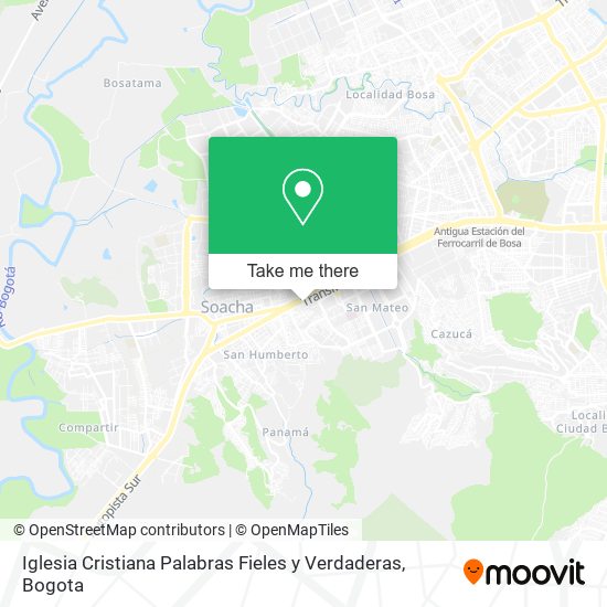 Iglesia Cristiana Palabras Fieles y Verdaderas map