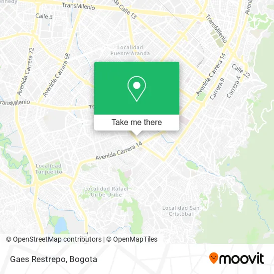 Mapa de Gaes Restrepo