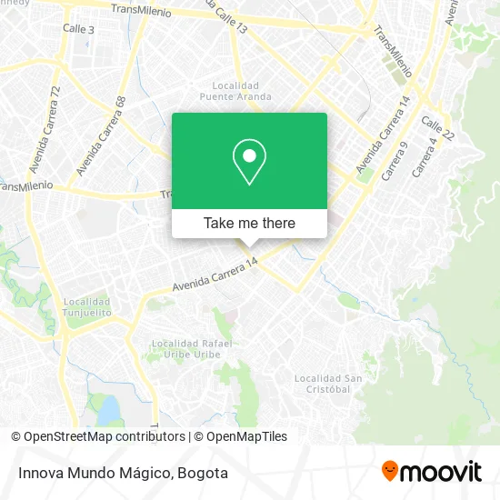 Mapa de Innova Mundo Mágico